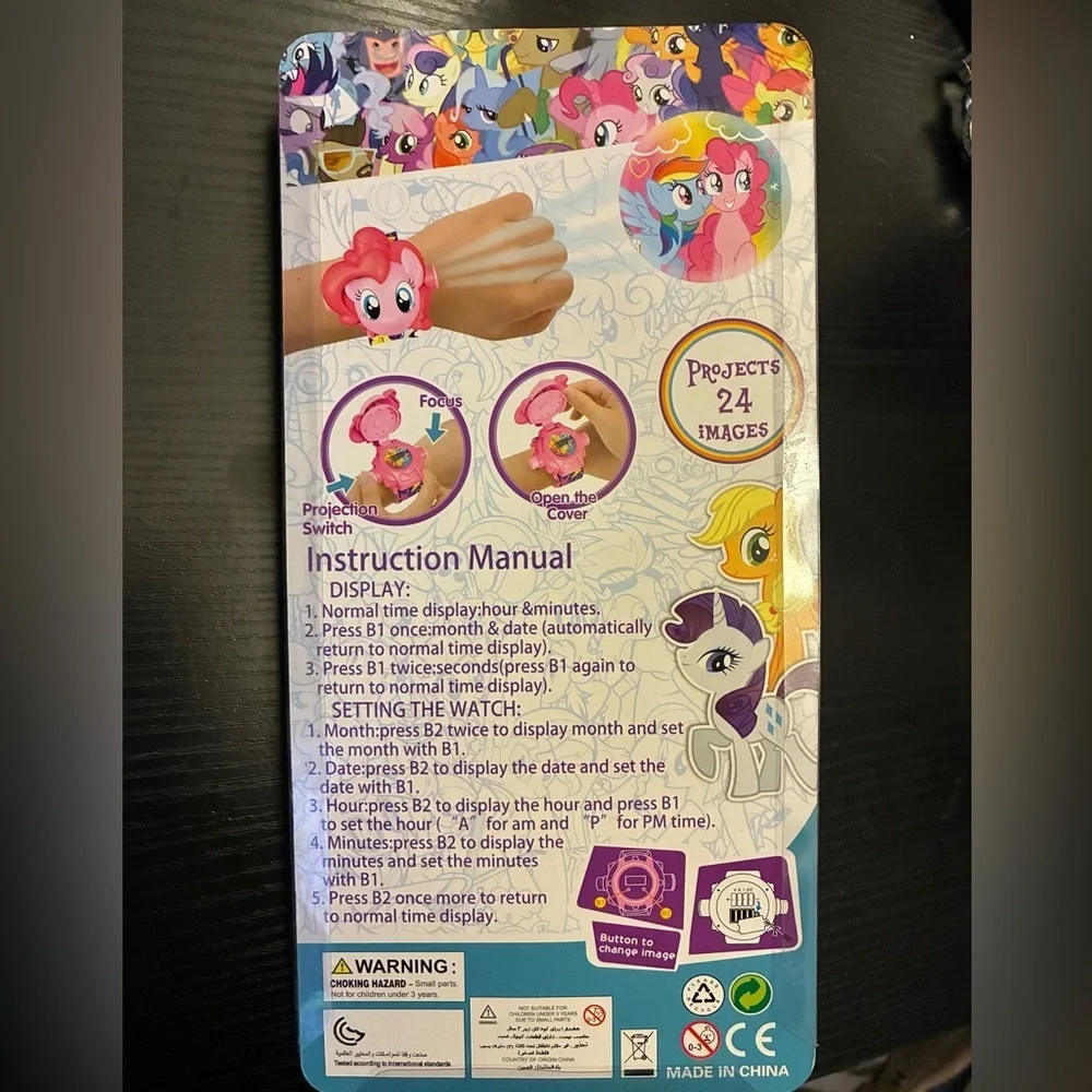 Pink Pony Projector Watch for Kids